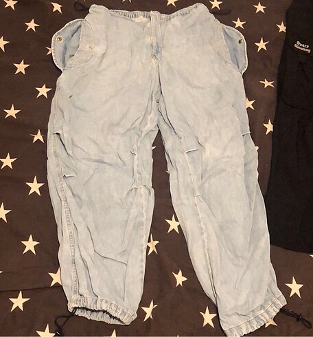 Baggy lastikli jean