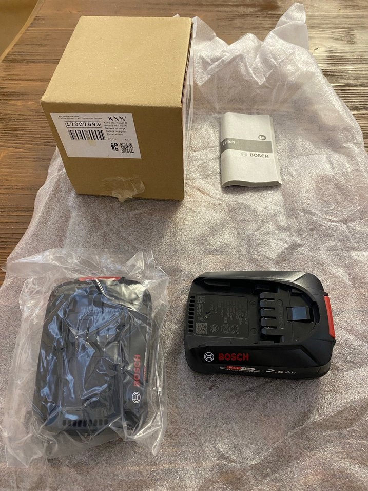 Bosch 18 V 2,5Ah Süpürge Batarya Akü - Görsel 3