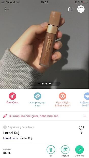 loreal paris ruj