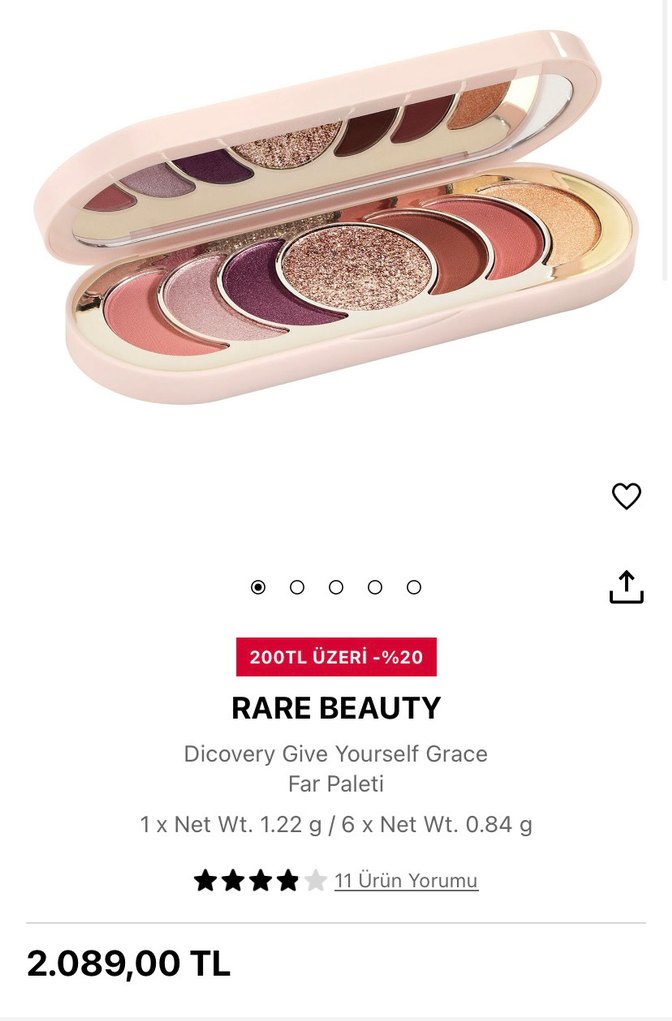 Bej Tonlarda Işıltılı Far Paleti - Görsel 2