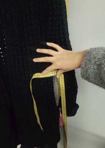 Siyah Kadın Hırka - Görsel 3