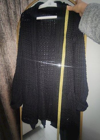 Siyah Kadın Hırka - Görsel 2