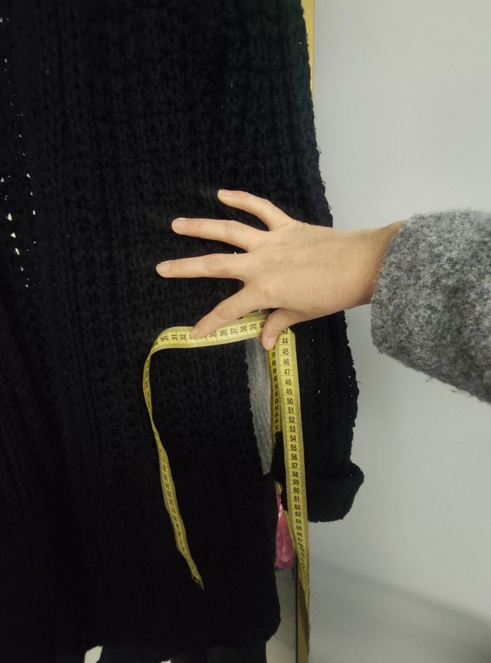 Siyah Kadın Hırka - Görsel 3