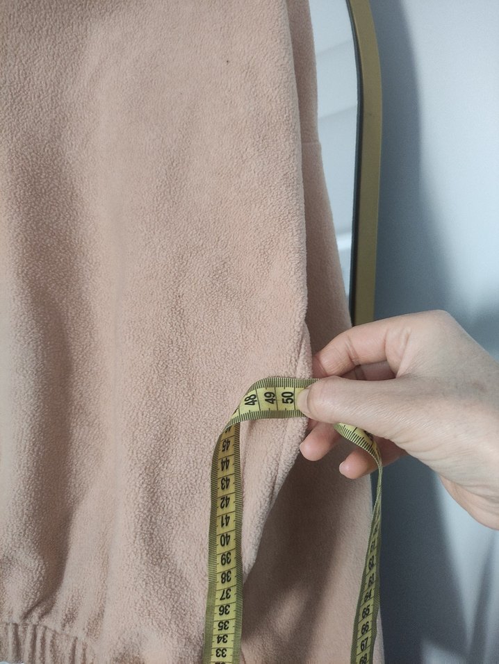 Kadın Bej Yarım Fermuarlı Sweatshirt - Görsel 2