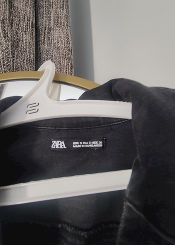 Siyah Denim Mini Elbise - Görsel 2