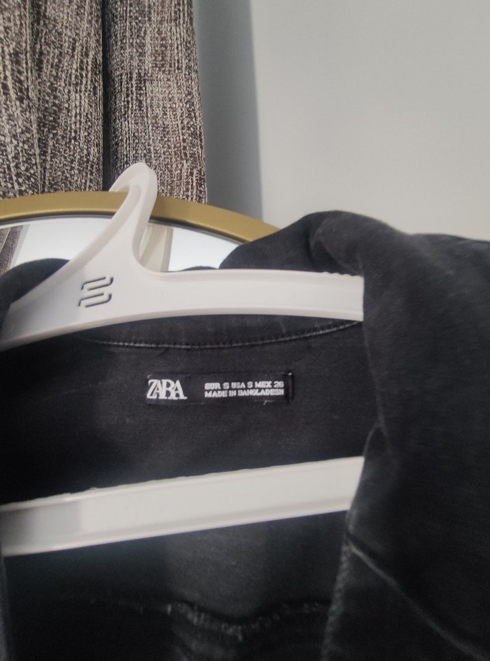 Siyah Denim Mini Elbise - Görsel 2