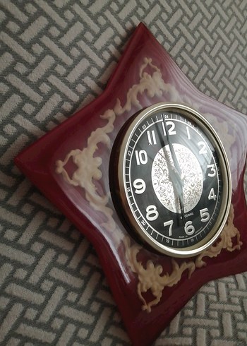 Diğer Alman Bordo Yıldız Duvar Saati