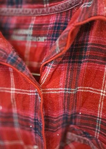 Kırmızı Parlak Desenli çocuk gömlek - Görsel 4