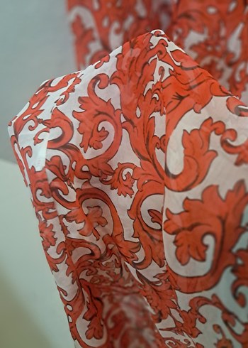 Kırmızı Straplez Uzun Bohem Elbise - Görsel 4