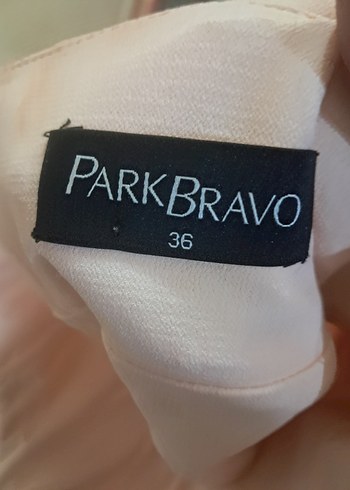 Bej Drapeli Midi Abiye Elbise - Görsel 2