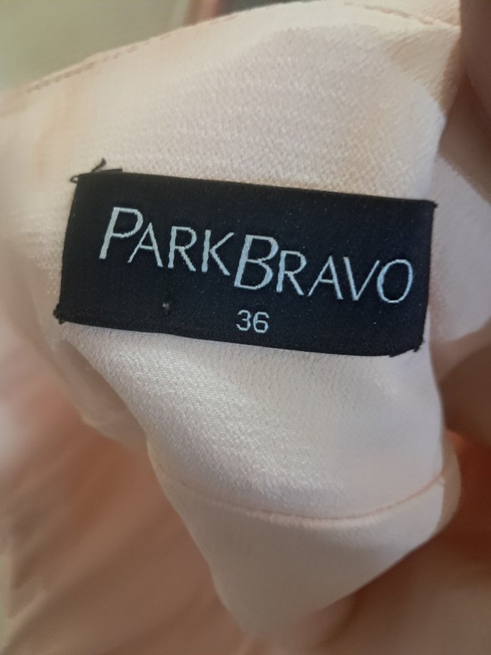 Bej Drapeli Midi Abiye Elbise - Görsel 2