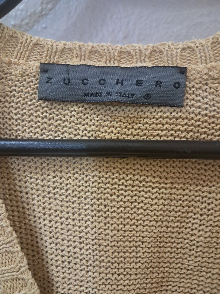 Bej ve Gri Örgü Kadın Kazak İtalyan marka kaliteli - Görsel 2