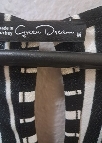 Kadın Siyah Çizgili Pilili Uzun Tulum - Görsel 5