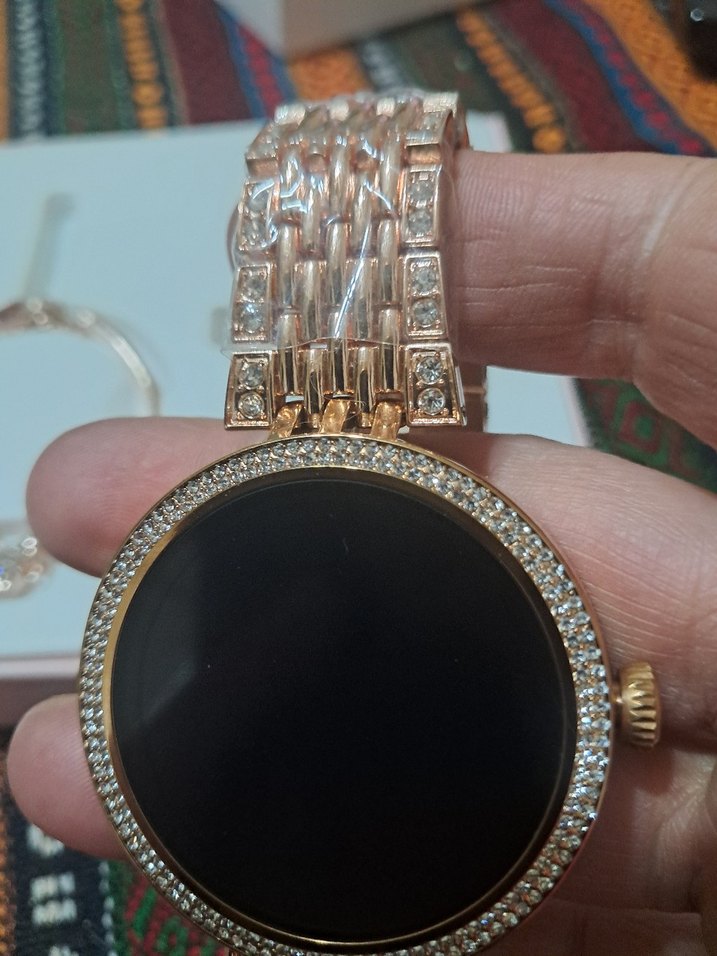 HainoTeko Altın Renk Akıllı Saat Seti - Görsel 4