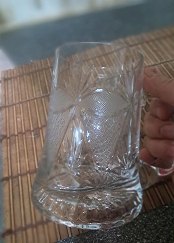 Şeffaf İşlemeli Cam Kupa - Görsel 2