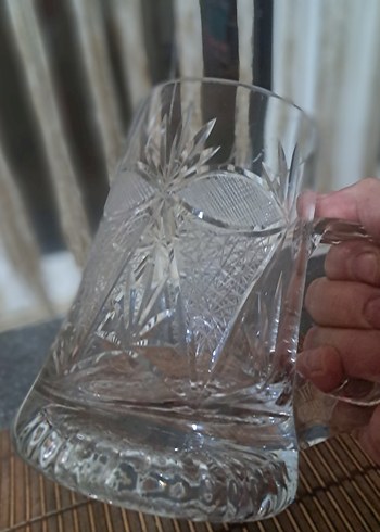 Şeffaf İşlemeli Cam Kupa - Görsel 3