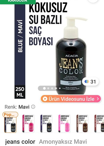 ACACIA EAN'S Saç Boyası Seti - Görsel 2