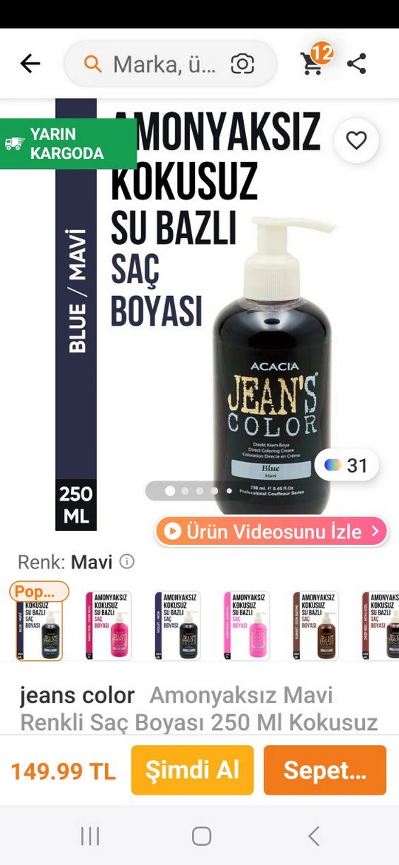 ACACIA EAN'S Saç Boyası Seti - Görsel 2