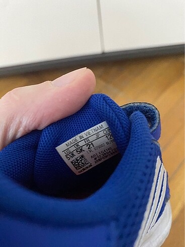 21 Beden Adidas bebek ayakkabı