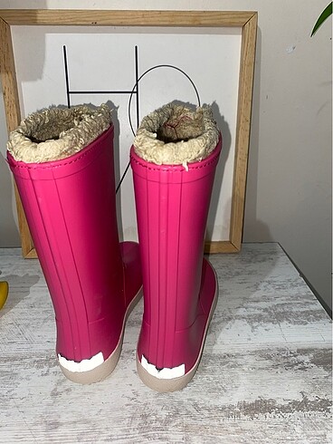29 Beden pembe Renk Kız bebek çizme bot