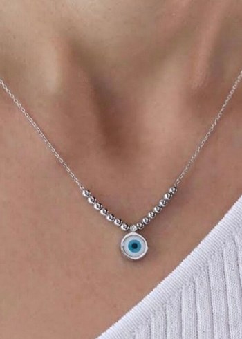 ZEN Markalı Göz Motifli Kadın Kolye - Görsel 4