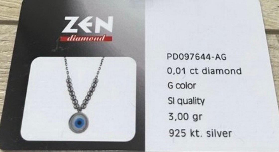 ZEN Markalı Göz Motifli Kadın Kolye - Görsel 5