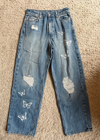 BOL PAÇA YIRTIK JEAN - Görsel 2