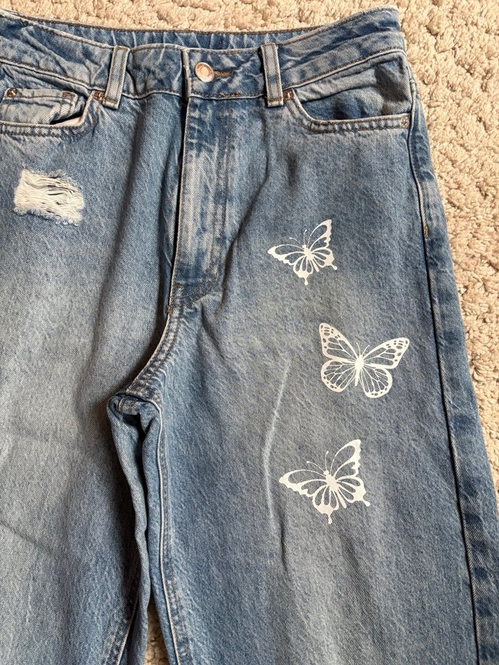 BOL PAÇA YIRTIK JEAN - Görsel 3