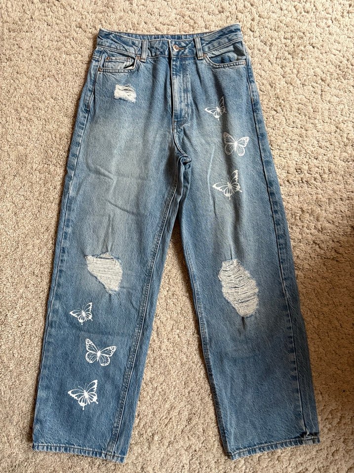 BOL PAÇA YIRTIK JEAN - Görsel 2