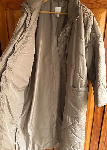 H&M KAPİTONE MAKSİ MONT - Görsel 5