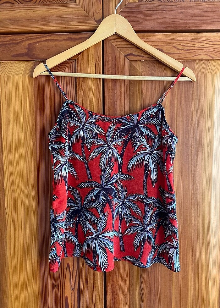 MANGO İP ASKILI DESENLİ ŞİFON BLUZ - Görsel 2