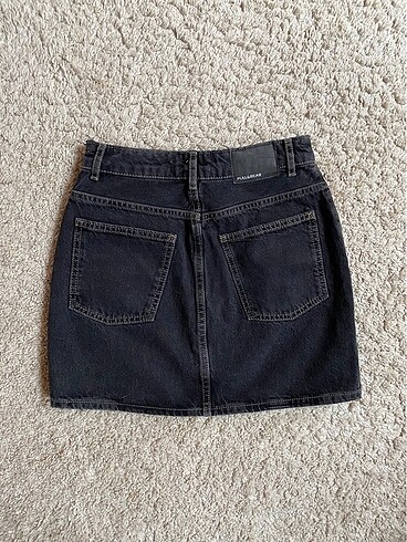s Beden siyah Renk PULL&BEAR JEAN MİNİ ETEK