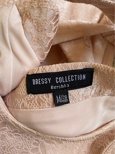 s Beden BERSHKA JAKARLI ASKILI ELBİSE