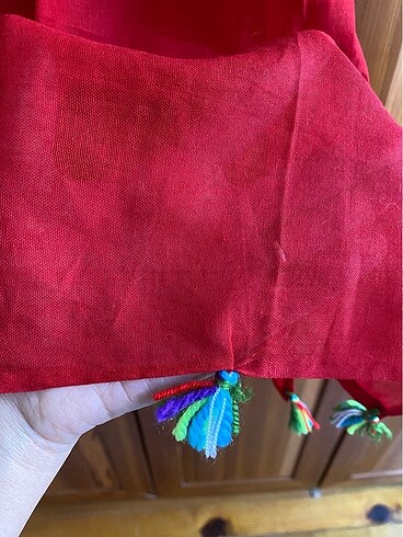 PÜSKÜLLÜ PLAJ ELBİSESİ - Görsel 3