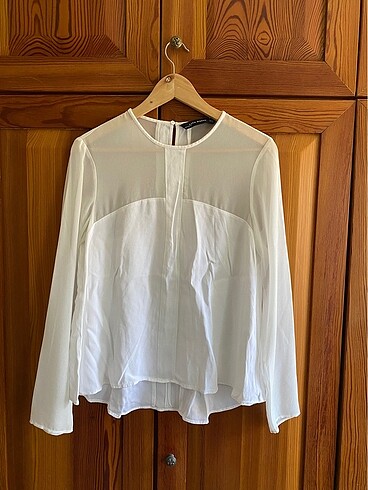 ZARA BEYAZ ŞİFON BLUZ