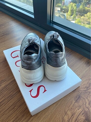 37 Beden gri Renk Hotiç gümüş sneaker ayakkabı