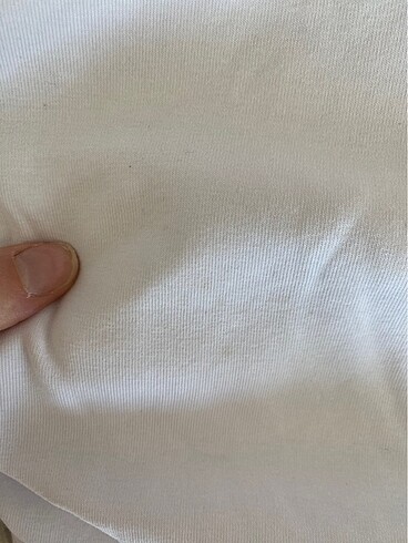 m Beden beyaz Renk Zara marka yanları büzgülü t-shirt m beden