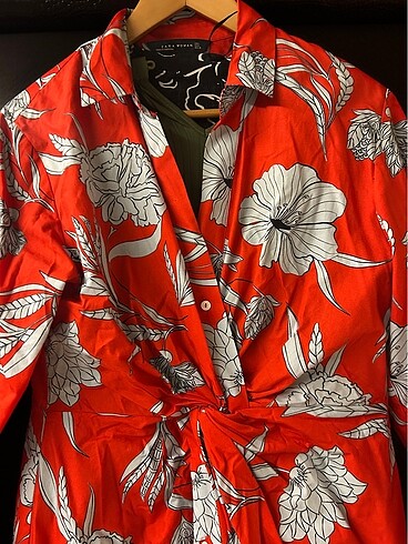 Zara Zara desenli elbise