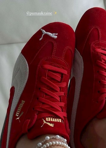 Puma Kirmizi Suet Sneaker