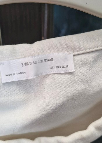 Beyaz Baskılı Hamile Tişörtü, Uzun Kollu - Görsel 6