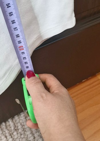 Beyaz Baskılı Hamile Tişörtü, Uzun Kollu - Görsel 3