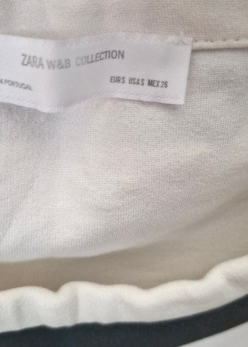 Beyaz Baskılı Hamile Tişörtü, Uzun Kollu - Görsel 2