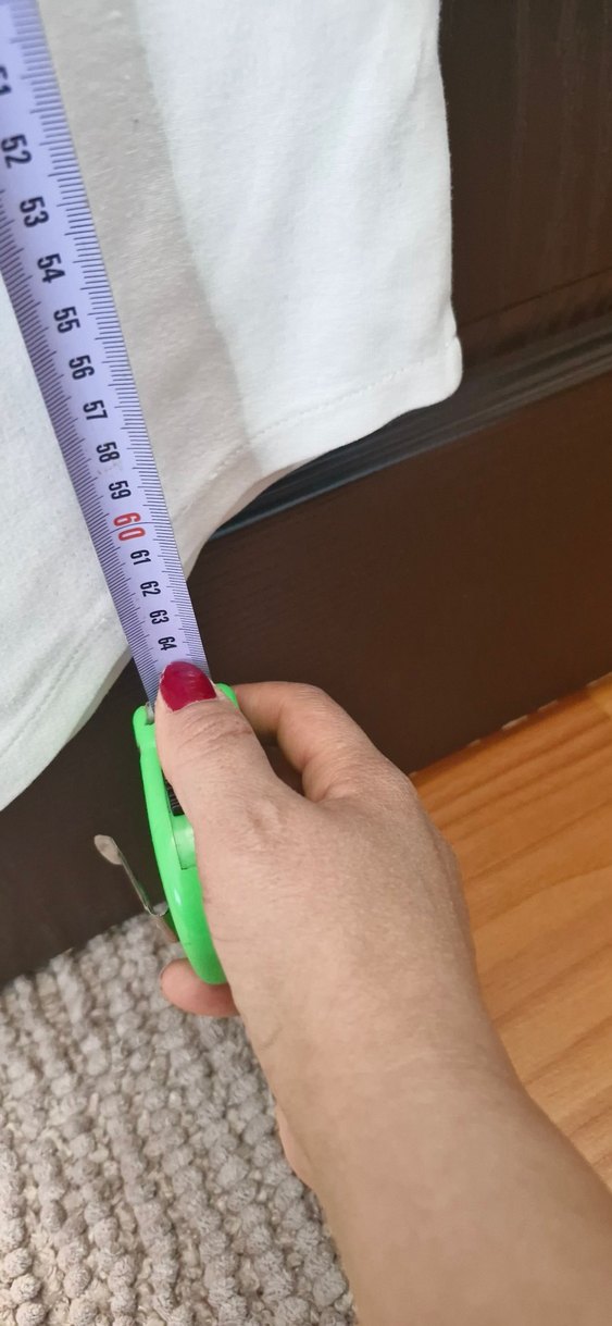 Beyaz Baskılı Hamile Tişörtü, Uzun Kollu - Görsel 3