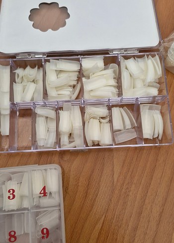 500 Adet Bej Salon Tırnak Ucu - Görsel 4