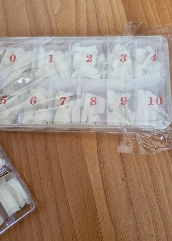 500 Adet Bej Salon Tırnak Ucu - Görsel 3