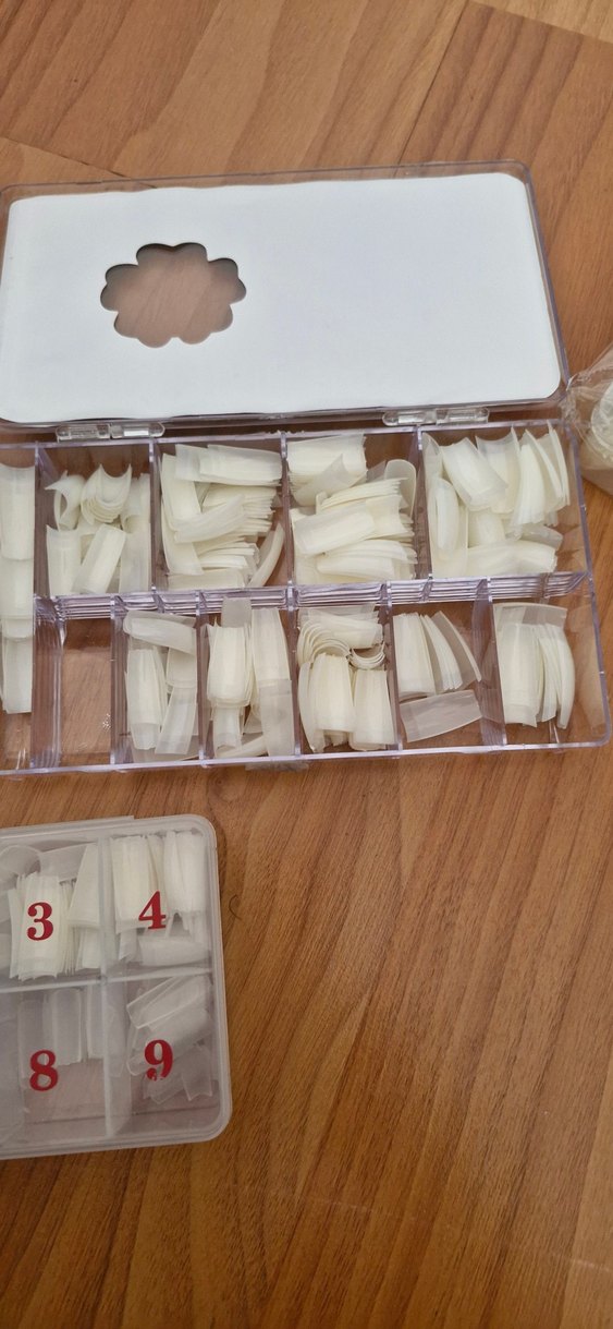 500 Adet Bej Salon Tırnak Ucu - Görsel 4