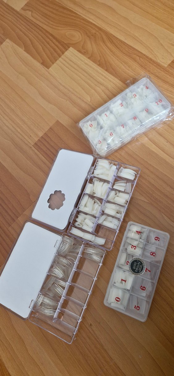 500 Adet Bej Salon Tırnak Ucu - Görsel 2