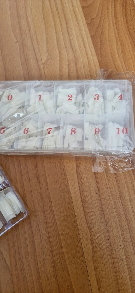 500 Adet Bej Salon Tırnak Ucu - Görsel 3