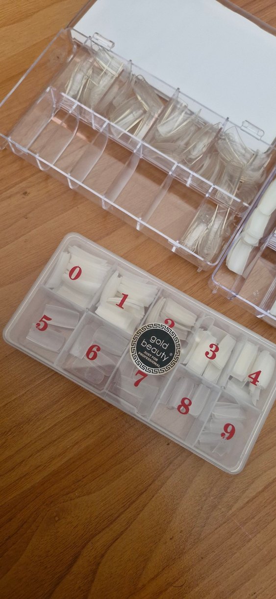 500 Adet Bej Salon Tırnak Ucu - Görsel 5