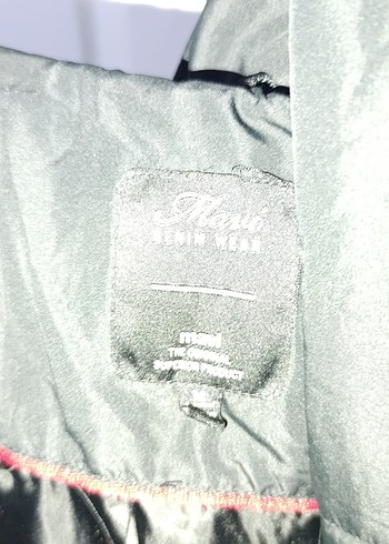 Düğmeli Siyah Kadın Uzun Kışlık Mont.. orjinal mavi marka - Görsel 3